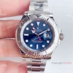 Swiss Replica Rolex Yacht Master ár 2824 Stainless Steel Blue Dial Watch